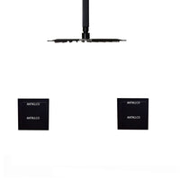 MezcladorDucha Cuarado Negro + Ducha 20x20cm a Techo