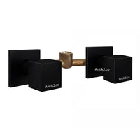 MezcladorDucha Cuarado Negro + Ducha 20x20cm a Techo