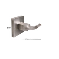 Accesorios Square x 3 piezas Niquel Satín