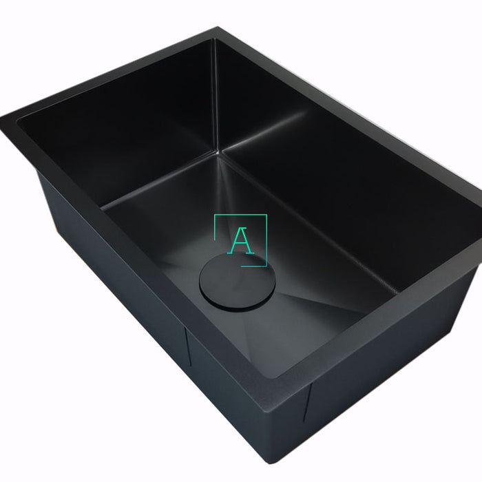 Lavaplatos Rectangular 60 x 40 cm Negro Satin Reistente a Rayones.