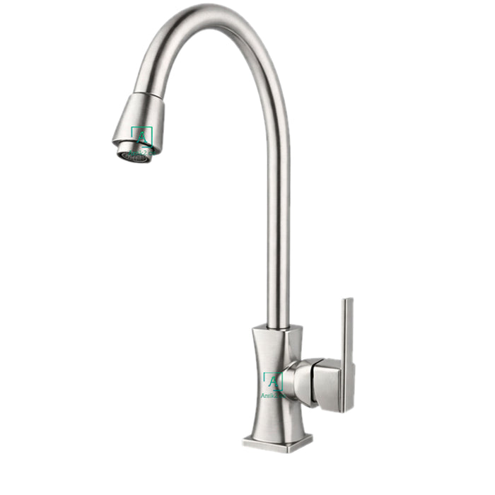 Griferia Lavaplatos Naked Niquel satin.