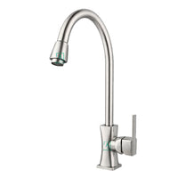 Griferia Lavaplatos Naked Niquel satin.