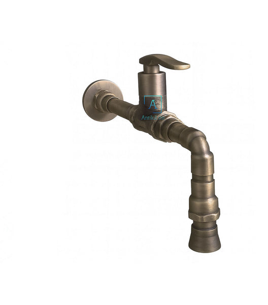 Llave  Pared Vintage Palanca  Bronce Antiguo (Agua fria)