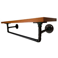 Repisa Vintage Negro Antiguo 60cm