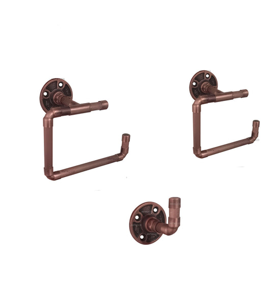 Juego accesorios vintage x 3 Cobre Antiguo