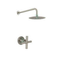 Set Registro Novo + Ducha 25cm Con Tubo