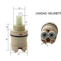 Unidad  35mm Monomando Cierre Ceramico