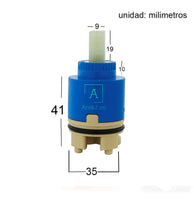 Unidad Monocontrol 35mm Cierre ceramico