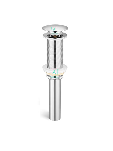 Desague Lavamanos Niquel Brillante Rosca larga (11cm)
