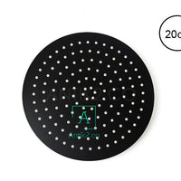 Mezclador Novo cruz  Negro + Ducha 20cm