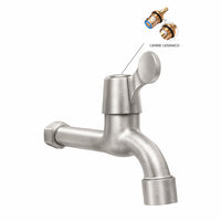 Griferia muro Slim Niquel Satín