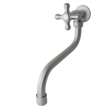 Griferia Pared Niquel satín