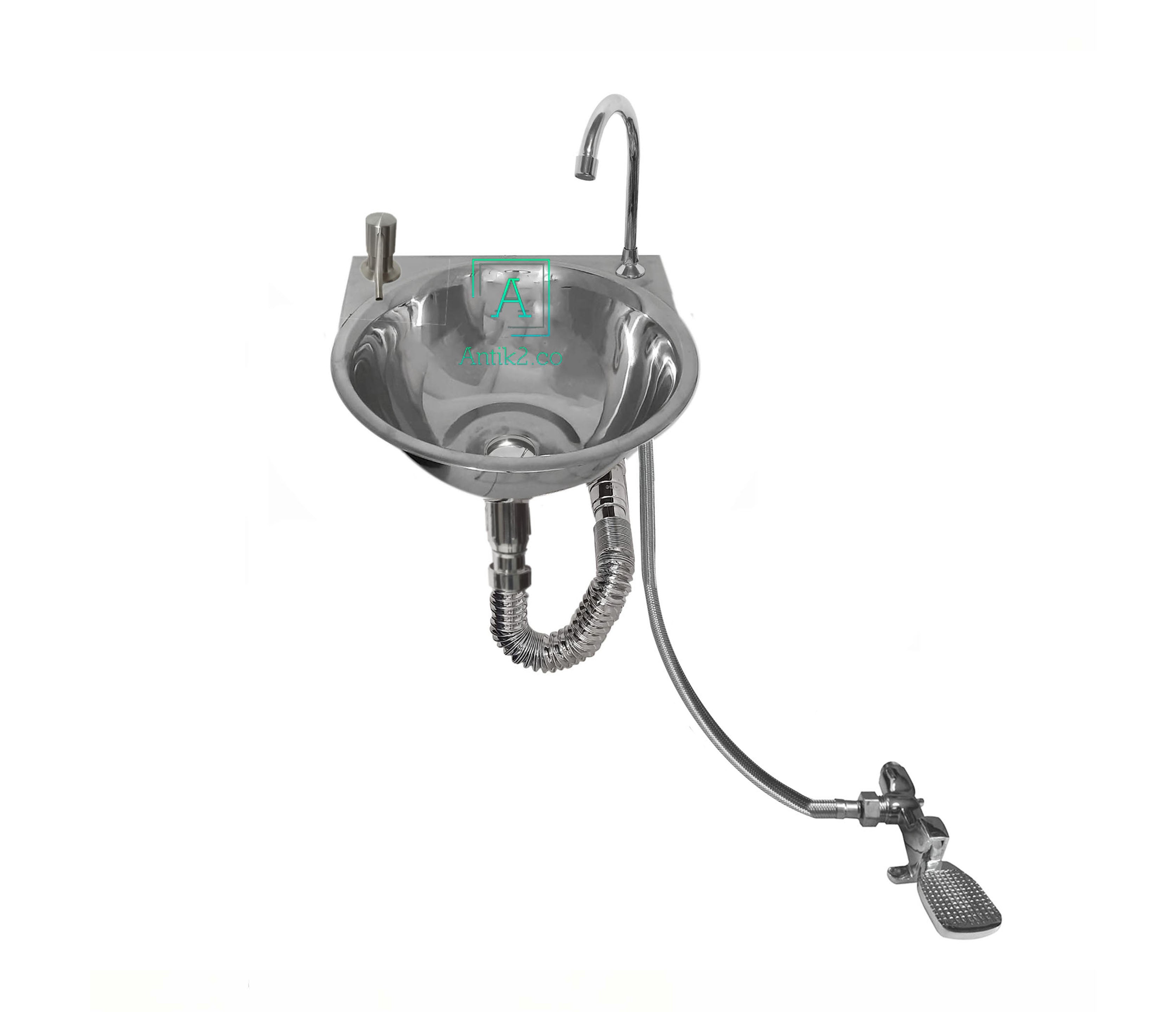 Lavamanos Acero Inoxidable Llave Pedal Lavamanos Lavamanos En