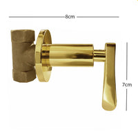 Griferia Pared Wing Dorado (Agua Fria)