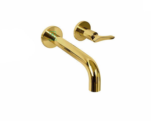 Griferia Pared Wing Dorado (Agua Fria)