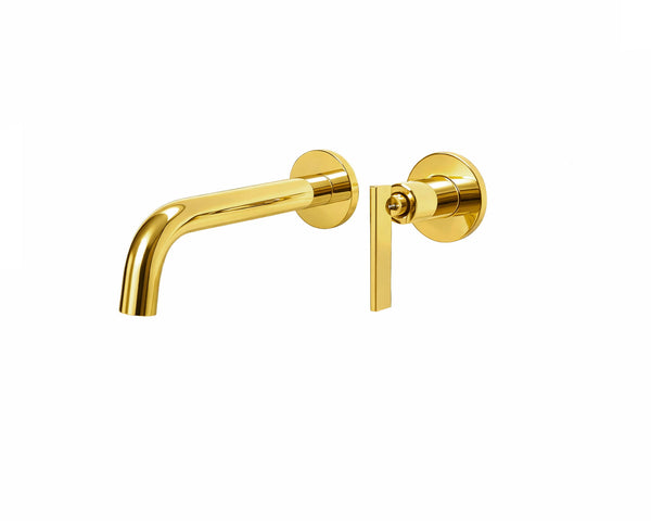 Griferia De Pared Spada Dorado (Agua Fria)