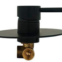 Mezclador Monomando Slim Con Ducha Telefono Negro