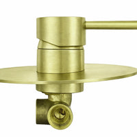 Mezclador Monomando Slim Con Ducha Telefono Oro cepillado