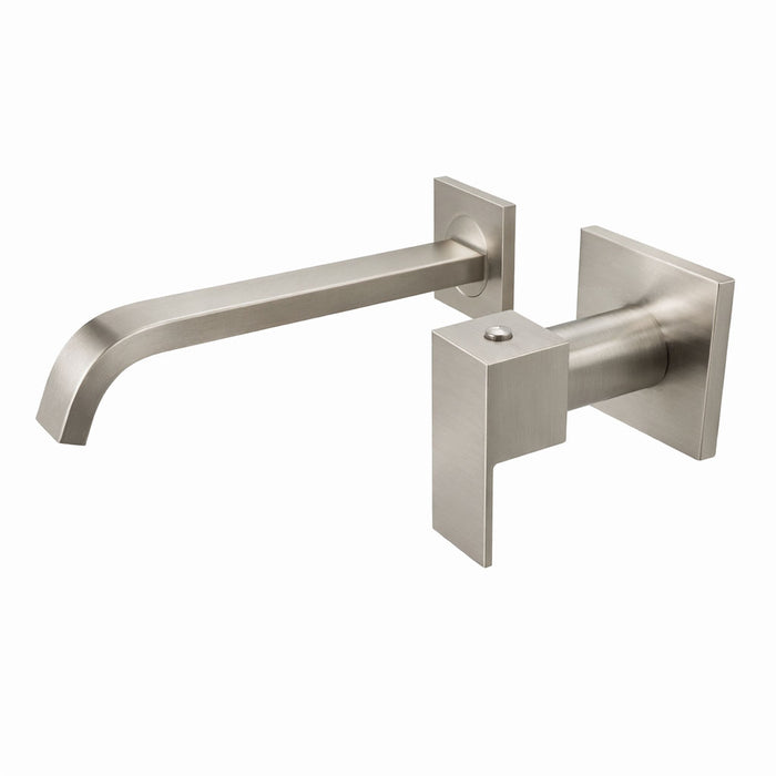 Griferia muro Square Niquel Satín (Agua Fría)