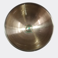 Lavamanos Bronce Antiguo Acero inoxidable 40cm + Desagüe de Push