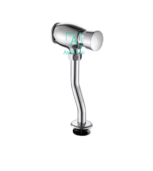 Llave push Orinal  Niquel Brillante Trafico Pesado