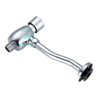 Llave push Orinal  Niquel Brillante Trafico Pesado