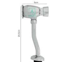 Llave push Orinal  Niquel Brillante Trafico Pesado