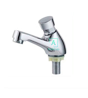 Llave push Lavamanos Niquel Brillante Trafico Pesado