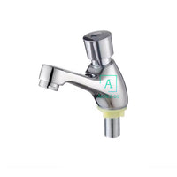 Llave push Lavamanos Niquel Brillante Trafico Liviano