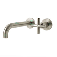 Griferia muro Novo  Niquel Satín (Agua Fría)