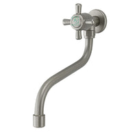 Griferia muro Valencia  Niquel Satín (Agua Fría)