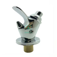 Llave Bebedero Niquel Brillante