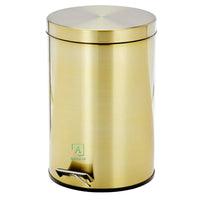 Papelera Pedal Dorado 7 LTS