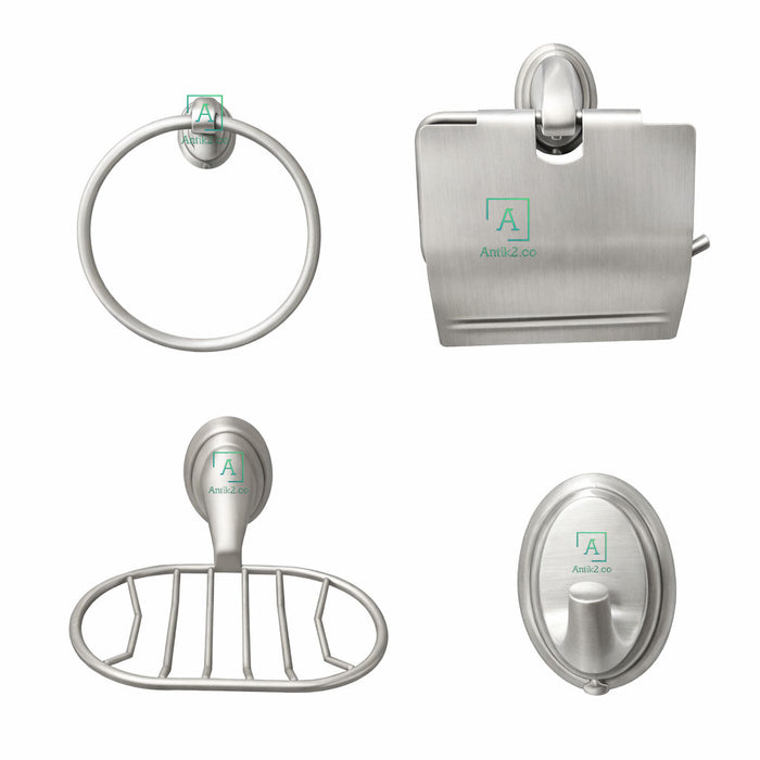 Accesorios Stylo x 4 piezas Niquel Satín