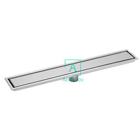Rejilla rectangular 60x10cm Invisible/Revestimiento Acero Inoxidable