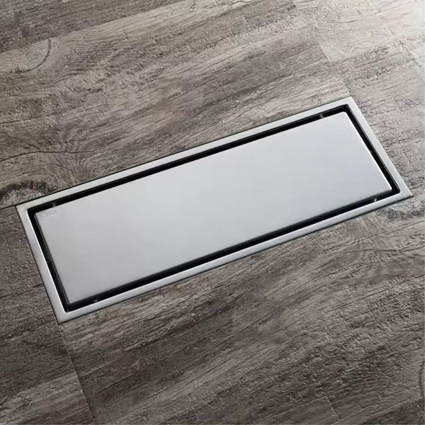 Rejilla rectangular 30x10cm Invisible/Revestimiento Acero Inoxidable
