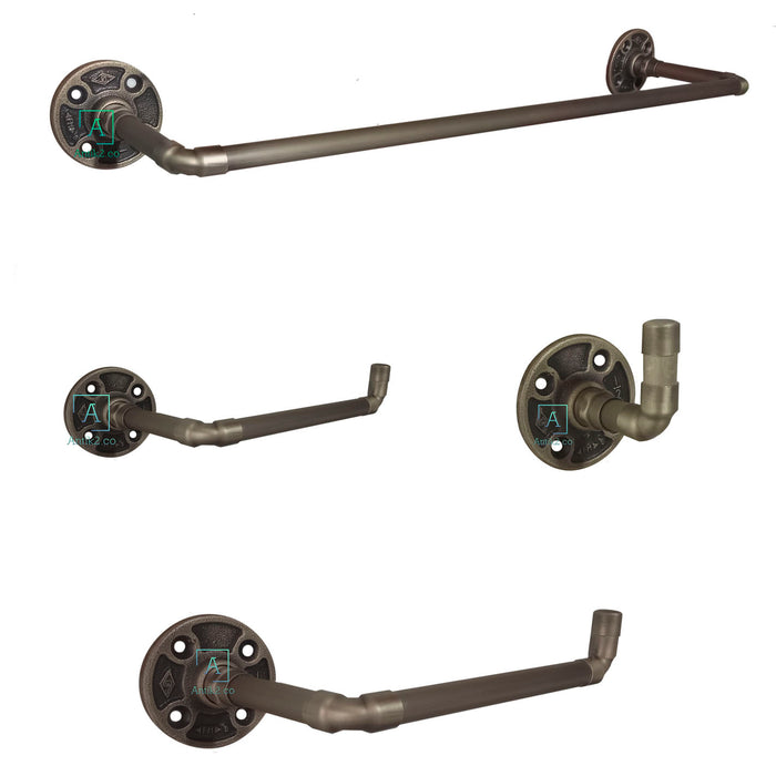Juego accesorios Cooper x 4pz Bronce Antiguo