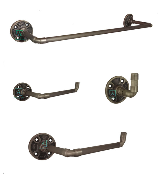 Juego accesorios Cooper x 4pz Bronce Antiguo