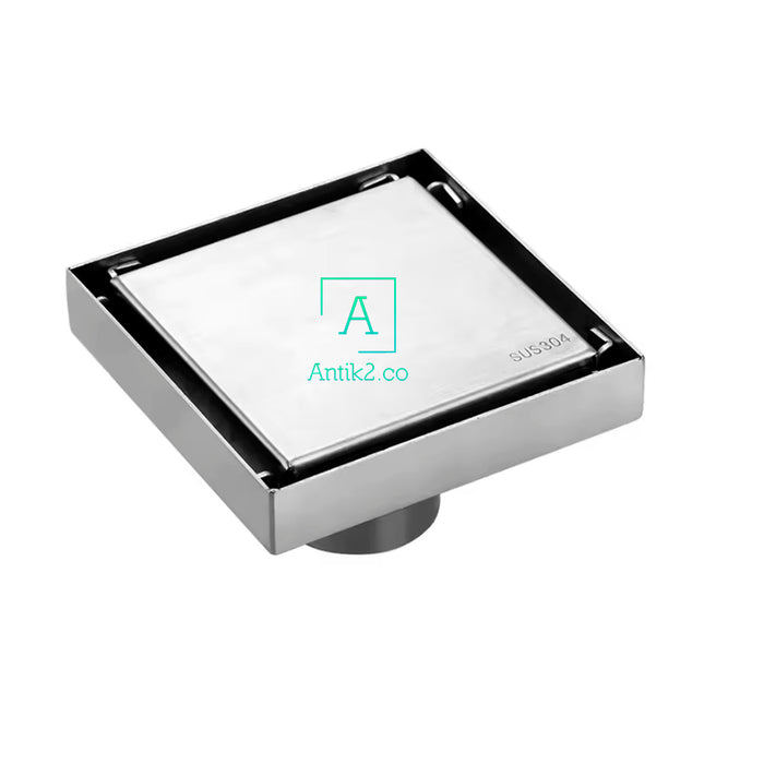 Rejilla rectangular 10x10cm Invisible/Revestimiento Acero Inoxidable