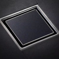 Rejilla rectangular 10x10cm Invisible/Revestimiento Acero Inoxidable