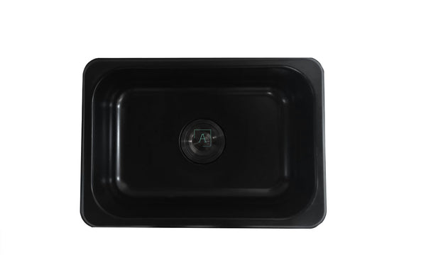 Lavaplatos  60 x 40 cm Negro mate