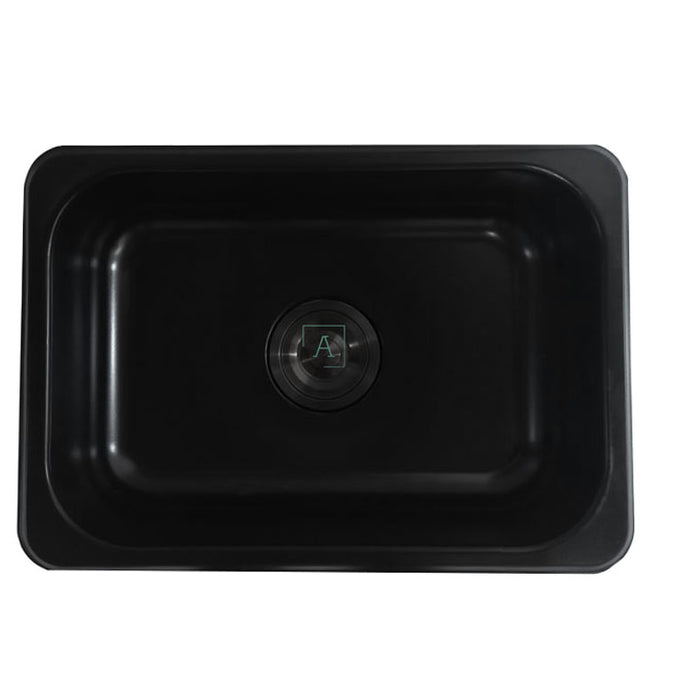 Lavaplatos 50 x 35 cm Negro mate