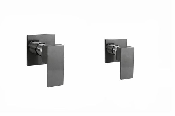 Mezclador Ducha Square Gun Gray