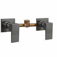 Mezclador Ducha Square Gun Gray