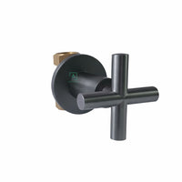 Registro Ducha Novo Cruz  Gun Gray + Ducha 20cm