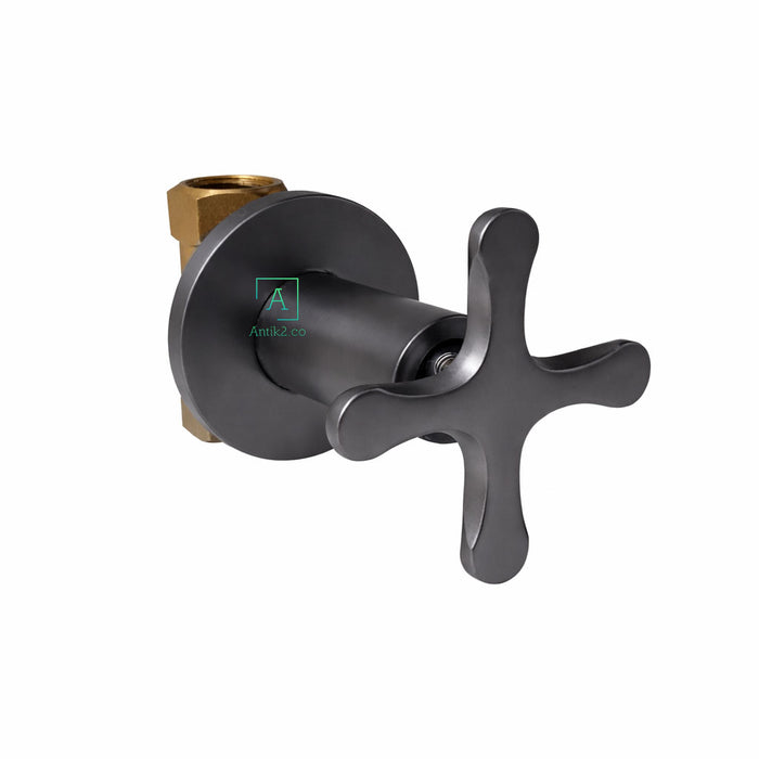 Registro Ducha Trebol Gun Gray