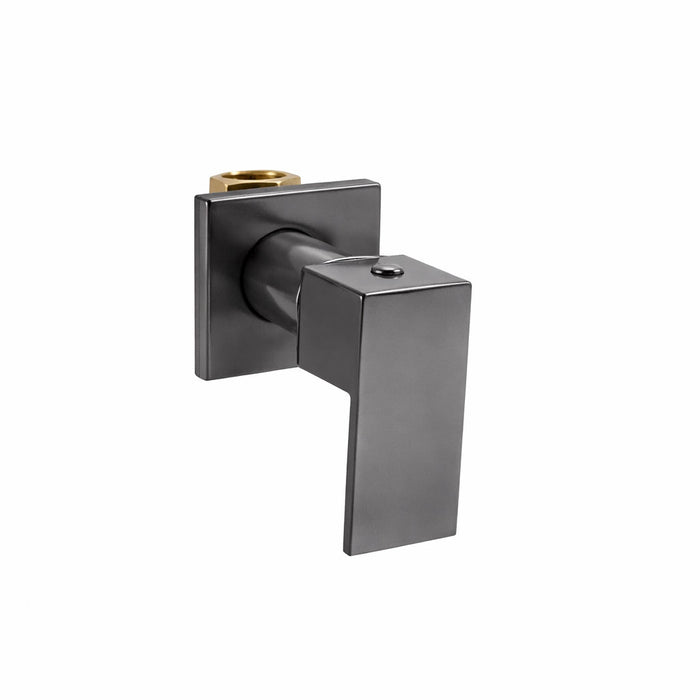 Registro Ducha Square Gun gray