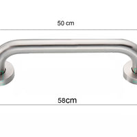 Barra De Seguridad 50cm  Acero Satin 304