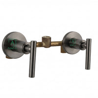 Mezclador Ducha Novo Palanca + Ducha 30cm Gun Gray