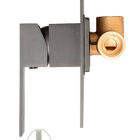 Mezclador Ducha Monomando Square Gun Gray